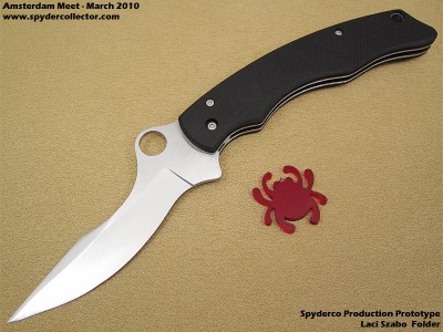 Фото ножа Spyderco Laci Szabo Folder