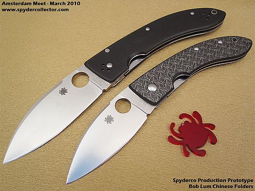 Фото новых ножей Spyderco