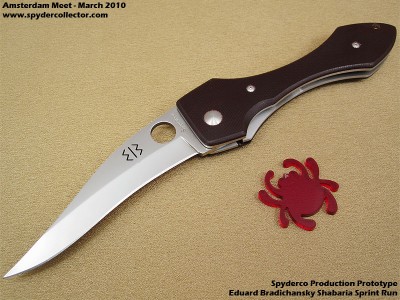 Фото ножа Spyderco Eduard Bradichansky Shabaria