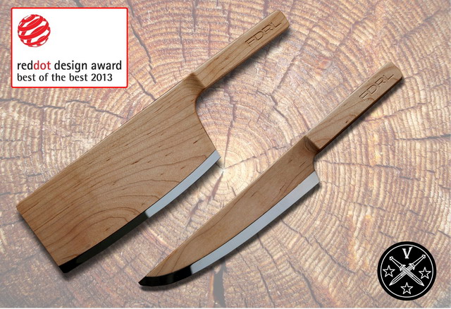 Деревянные кухонные ножи компании "Federal"